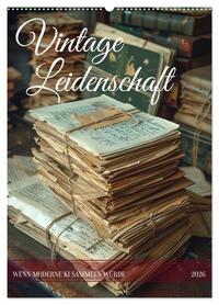 Vintage Leidenschaft (Wandkalender 2026 DIN A2 hoch), CALVENDO Monatskalender