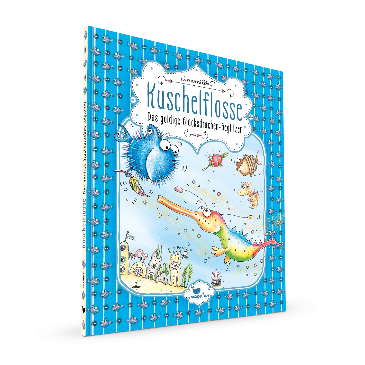 Kuschelflosse - Das goldige Glücksdrachen-Geglitzer