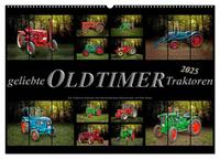 Geliebte Oldtimer Traktoren (Wandkalender 2025 DIN A2 quer), CALVENDO Monatskalender