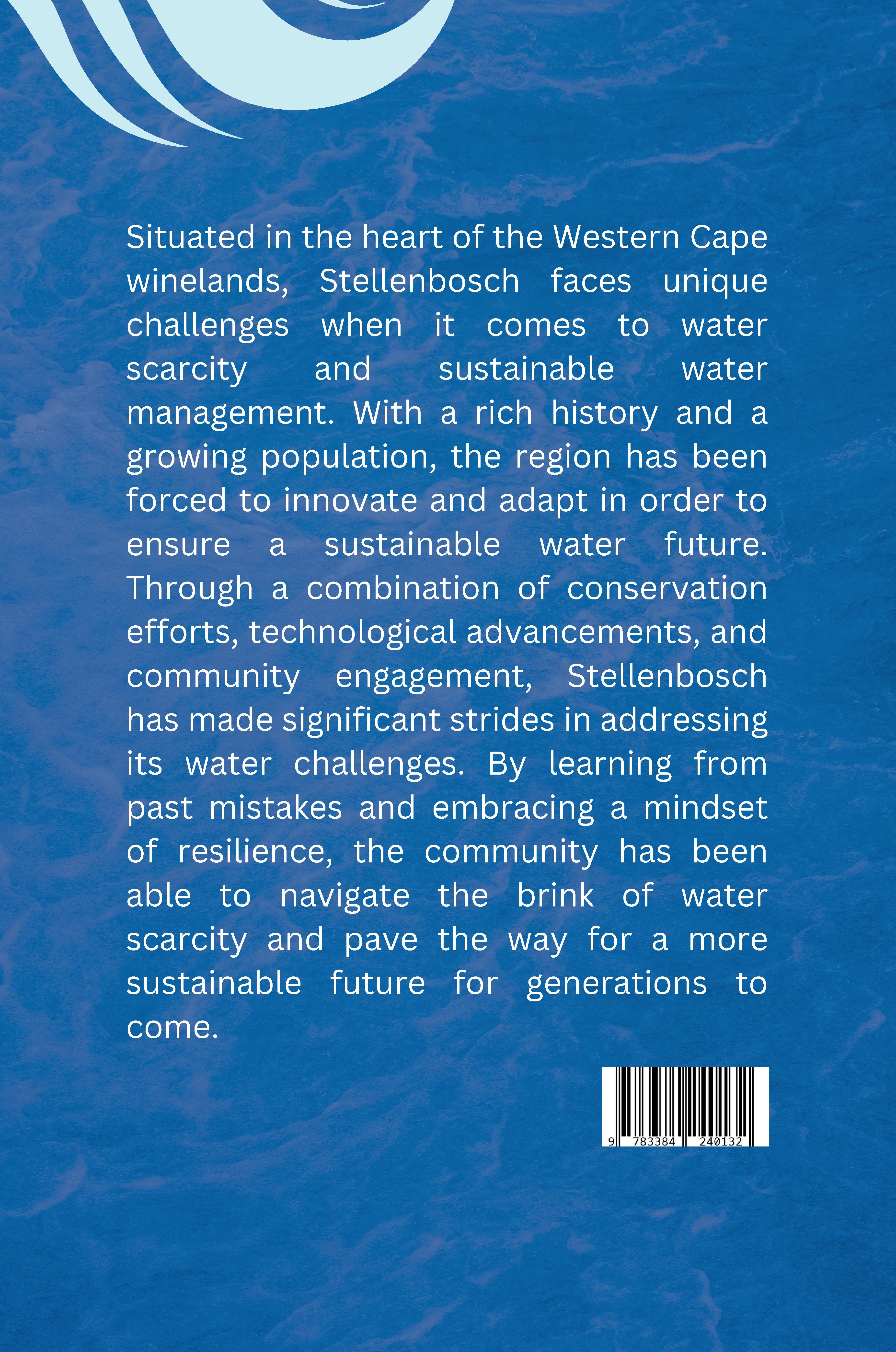 Rückseitencover Learning from the Brink: Water Scarcity and Sustainable Water Management in Stellenbosch