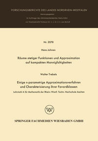 Räume stetiger Funktionen und Approximation auf kompakten Mannigfaltigkeiten