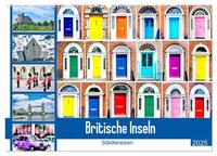 Britische Inseln - Städtereisen (Wandkalender 2025 DIN A2 quer), CALVENDO Monatskalender