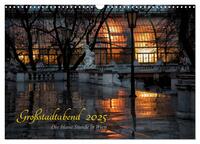 Großstadtabend - Die blaue Stunde in Wien (Wandkalender 2025 DIN A3 quer), CALVENDO Monatskalender