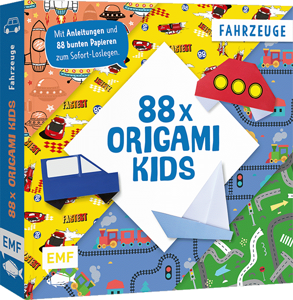 88 x Origami Kids – Fahrzeuge