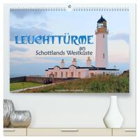 Vorderes Coverbild Leuchttürme an Schottlands Westküste (hochwertiger Premium Wandkalender 2025 DIN A2 quer), Kunstdruck in Hochglanz