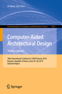 Computer-Aided Architectural Design. "Hello, Culture"