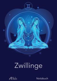Sternzeichen Zwillinge Notizbuch | Designed by Alfred Herler