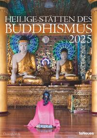 Vorderes Coverbild teNeues - Heilige Stätten des Buddhismus 2025 Wandkalender, 29,7x42cm, Kalender mit der ganzen Vielfalt des buddhistischen Lebens an spirituellen Orten, mit Spiralbindung