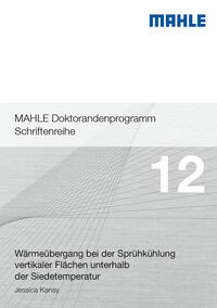 Wärmeübergang bei der Sprühkühlung vertikaler Flächen unterhalb der Siedetemperatur