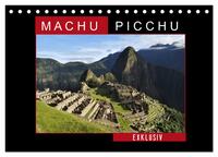 Machu Picchu - Exklusiv (Tischkalender 2025 DIN A5 quer), CALVENDO Monatskalender