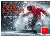 Snowboarden - tolle Momente (Wandkalender 2025 DIN A4 quer), CALVENDO Monatskalender