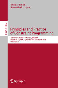 Principles and Practice of Constraint Programming