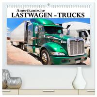 Amerikanische Lastwagen - Trucks (hochwertiger Premium Wandkalender 2026 DIN A2 quer), Kunstdruck in Hochglanz