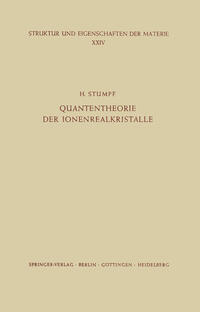 Vorderes Coverbild Quantentheorie der Ionenrealkristalle