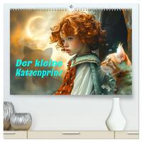 Der kleine Katzenprinz (hochwertiger Premium Wandkalender 2025 DIN A2 quer), Kunstdruck in Hochglanz