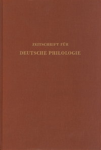 Zeitschrift für deutsche Philologie
