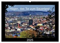 Hagen, das Tor zum Sauerland (Wandkalender 2025 DIN A2 quer), CALVENDO Monatskalender