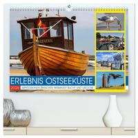 Erlebnis Ostseeküste - zwischen Wismarer Bucht und Usedom (hochwertiger Premium Wandkalender 2026 DIN A2 quer), Kunstdruck in Hochglanz