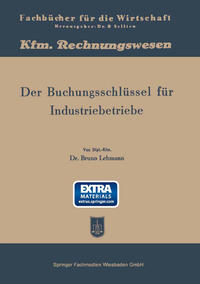 Vorderes Coverbild Der Buchungsschlüssel für Industriebetriebe