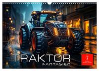 Traktor Fantasien (Wandkalender 2026 DIN A3 quer), CALVENDO Monatskalender