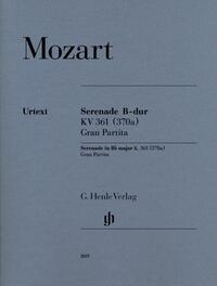 Wolfgang Amadeus Mozart - Serenade „Gran Partita“ B-dur KV 361 für 2 Oboen, 2 Klarinetten, 2 Bassetthörner, 4 Hörner, 2 Fagotte und Kontrabass