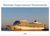 Maritime Impressionen Warnemünde (Wandkalender 2026 DIN A2 quer), CALVENDO Monatskalender