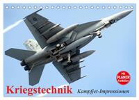 Kriegstechnik. Kampfjet-Impressionen (Tischkalender 2026 DIN A5 quer), CALVENDO Monatskalender