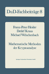 Mathematische Methoden der Kryptoanalyse