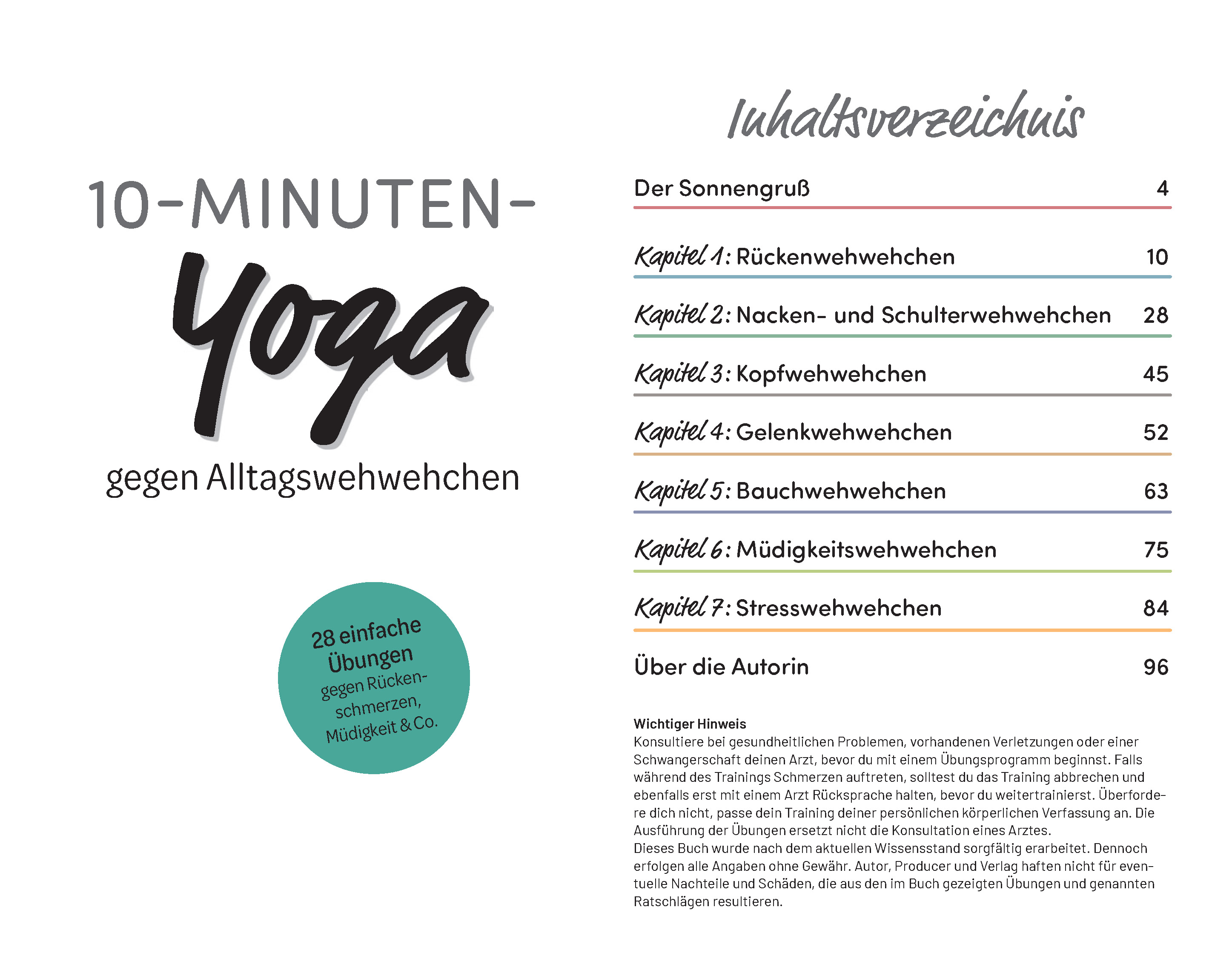 Beispielinhalt (Bild) 10-Minuten-Yoga gegen Alltagswehwehchen