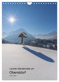 Leichte Wanderziele um Oberstdorf (Wandkalender 2026 DIN A4 hoch), CALVENDO Monatskalender