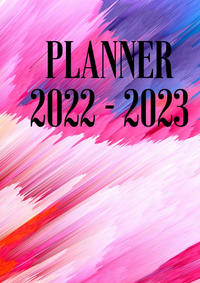 Terminplaner Jahreskalender 2022 - 2023, Terminkalender DIN A5, Taschenbuch und Hardcover