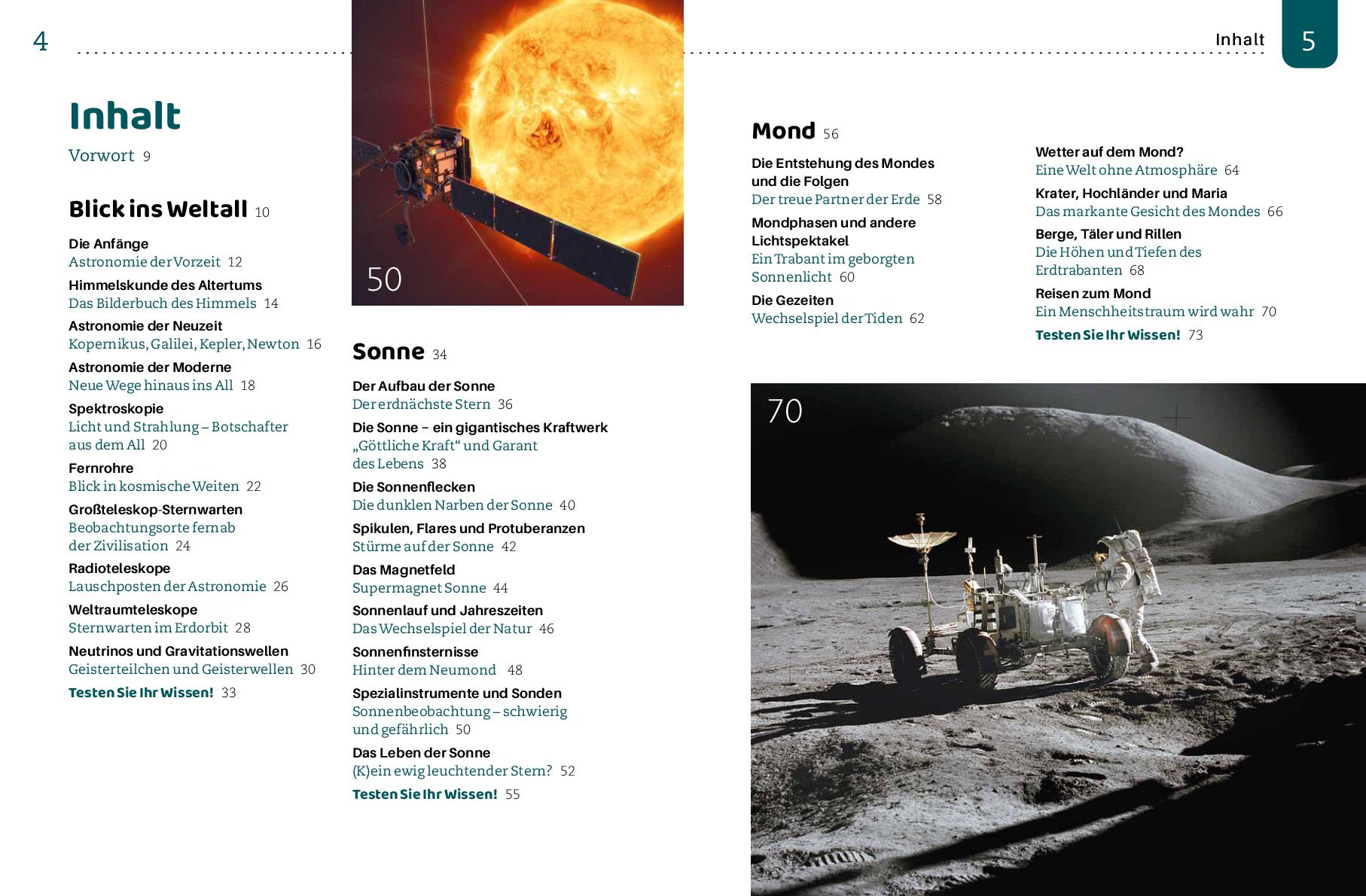 Beispielinhalt (Bild) Astronomie - Wissen leicht gemacht