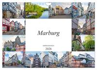Marburg Impressionen (Wandkalender 2026 DIN A4 quer), CALVENDO Monatskalender
