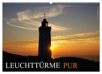 Leuchttürme PUR (Wandkalender 2026 DIN A2 quer), CALVENDO Monatskalender