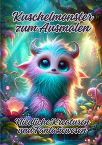 Kuschelmonster zum Ausmalen