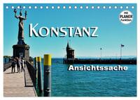 Konstanz - Ansichtssache (Tischkalender 2025 DIN A5 quer), CALVENDO Monatskalender