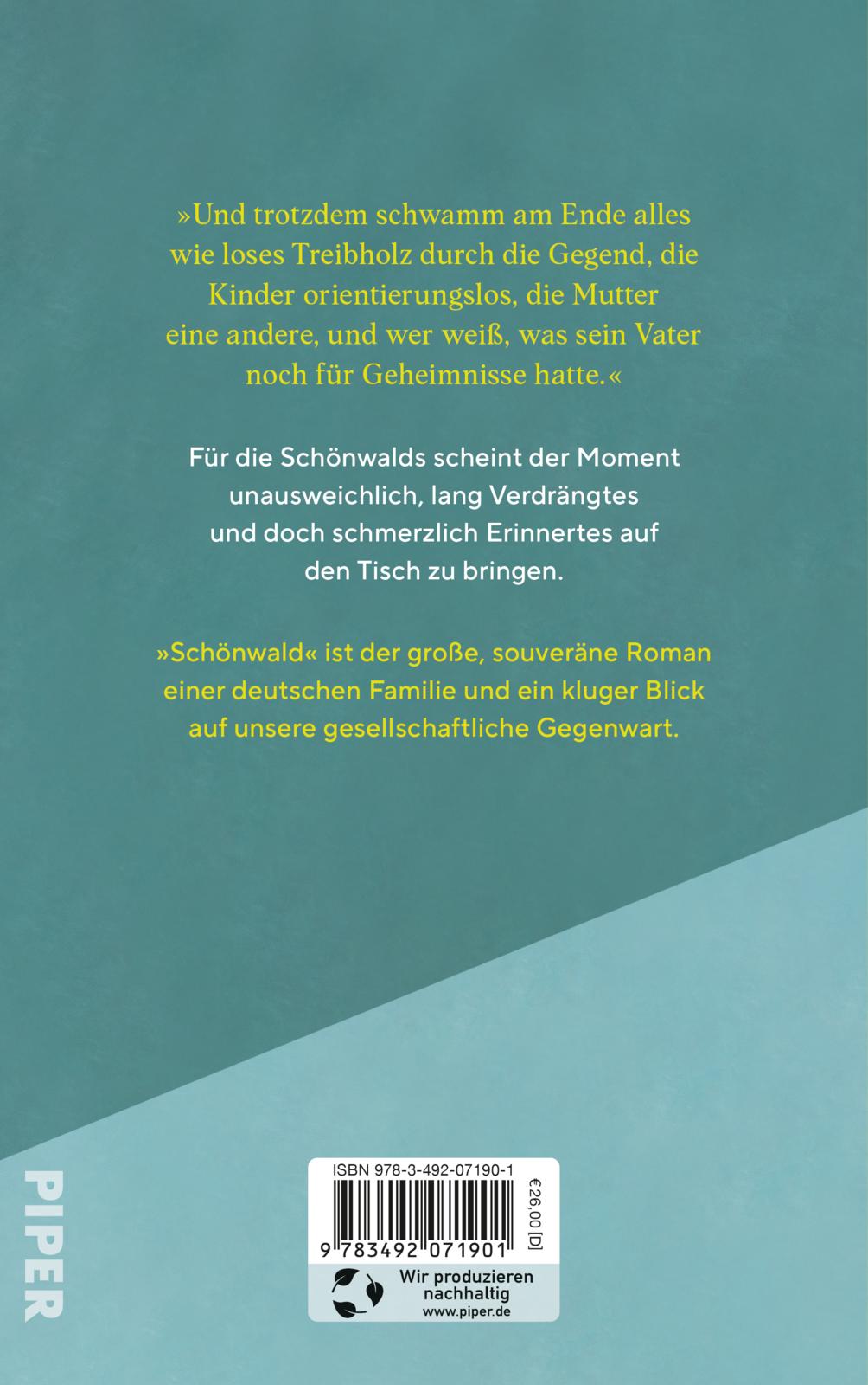 Rückseitencover Schönwald