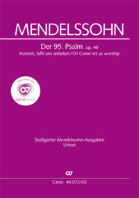 Der 95. Psalm (Klavierauszug)