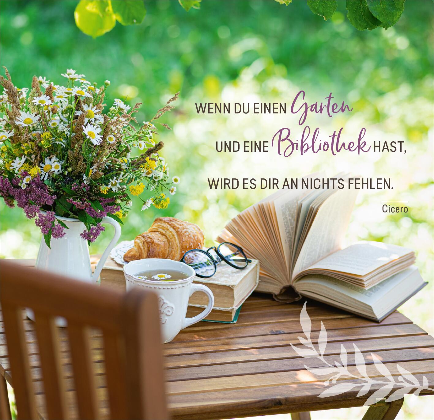 Beispielinhalt (Bild) Gartenluft und Blumenduft