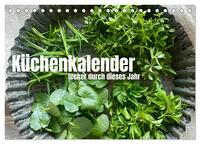 Küchenkalender - lecker durch dieses Jahr (Tischkalender 2026 DIN A5 quer), CALVENDO Monatskalender