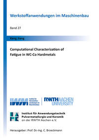Computational Characterization of Fatigue in WC-Co Hardmetals