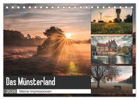 Das Münsterland - Meine Impressionen (Tischkalender 2026 DIN A5 quer), CALVENDO Monatskalender