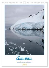 Antarktis - Das Gebiet der Pinguine (Wandkalender 2026 DIN A3 hoch), CALVENDO Monatskalender