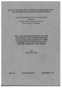 Trag- und Verformungsverhalten von Stahlbeton- und Spannbetonbalken mit rechteckigem Querschnitt unter kombinierter Beanspruchung aus Biegung, Querkraft und Torsion