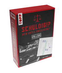 Schuldig?! Dein Urteil entscheidet – Vollgas. Krimispiel in 50 Karten