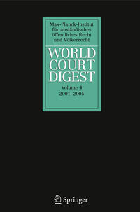 Vorderes Coverbild World Court Digest 2001 - 2005