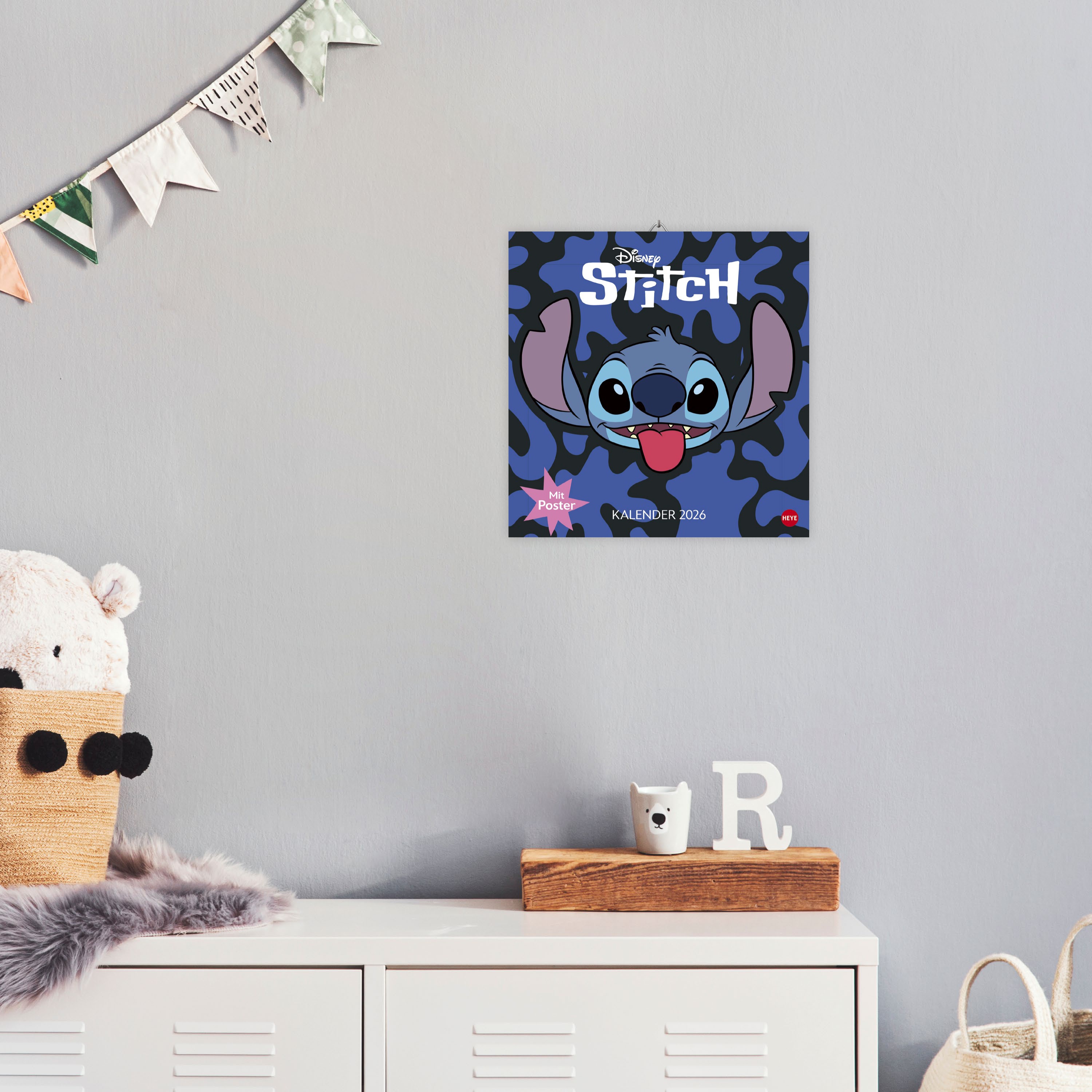 Stitch Broschurkalender 2026