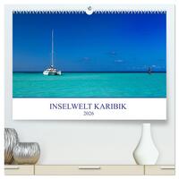 Vorderes Coverbild Inselwelt Karibik (hochwertiger Premium Wandkalender 2026 DIN A2 quer), Kunstdruck in Hochglanz