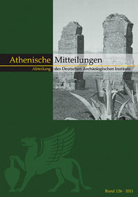 Mitteilungen des Deutschen Archäologischen Instituts, Athenische Abteilung