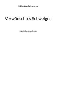 Verwünschtes Schweigen